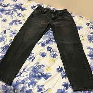 We The Free Dark Gray Straight Leg Jeans